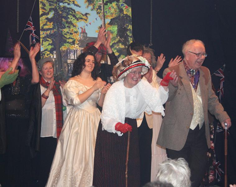 Curtain call 2.jpg - Grandmao Gumdrop & Lord Letchalot take a bow.